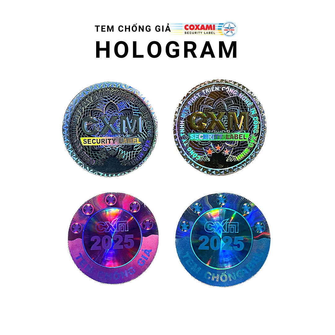 tem chống giả hologram